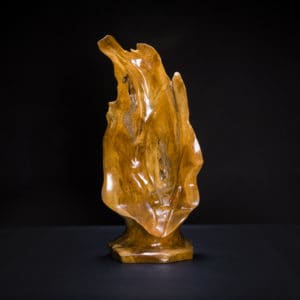 Abstract Wood Carving