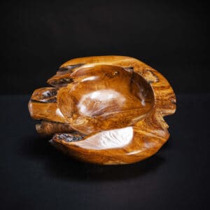 Carved Teak Bowl