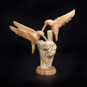 Perched Bird Carving