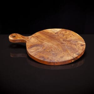 Wooden Circle Cutting Board Serving Tray